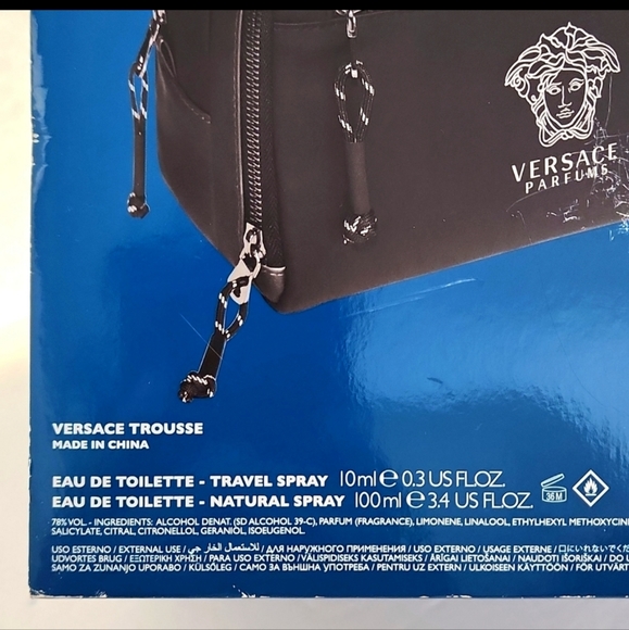 Versace Grooming Versace Eau Fraiche Mens Toilet Bag Super Highend